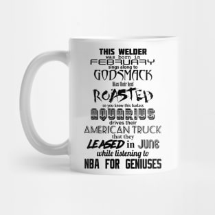 GENIUSMACK Personality (words only) Mug